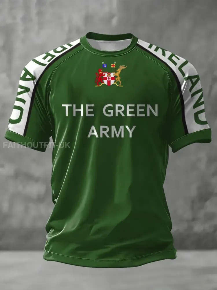 Unisex Ireland Football Lover 2026 Printed T-shirt