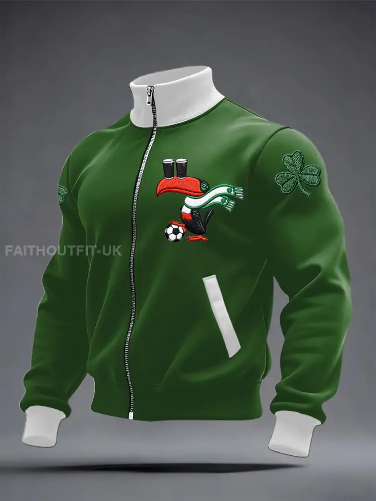 Unisex Ireland Football Lover 2026 Printed Coat