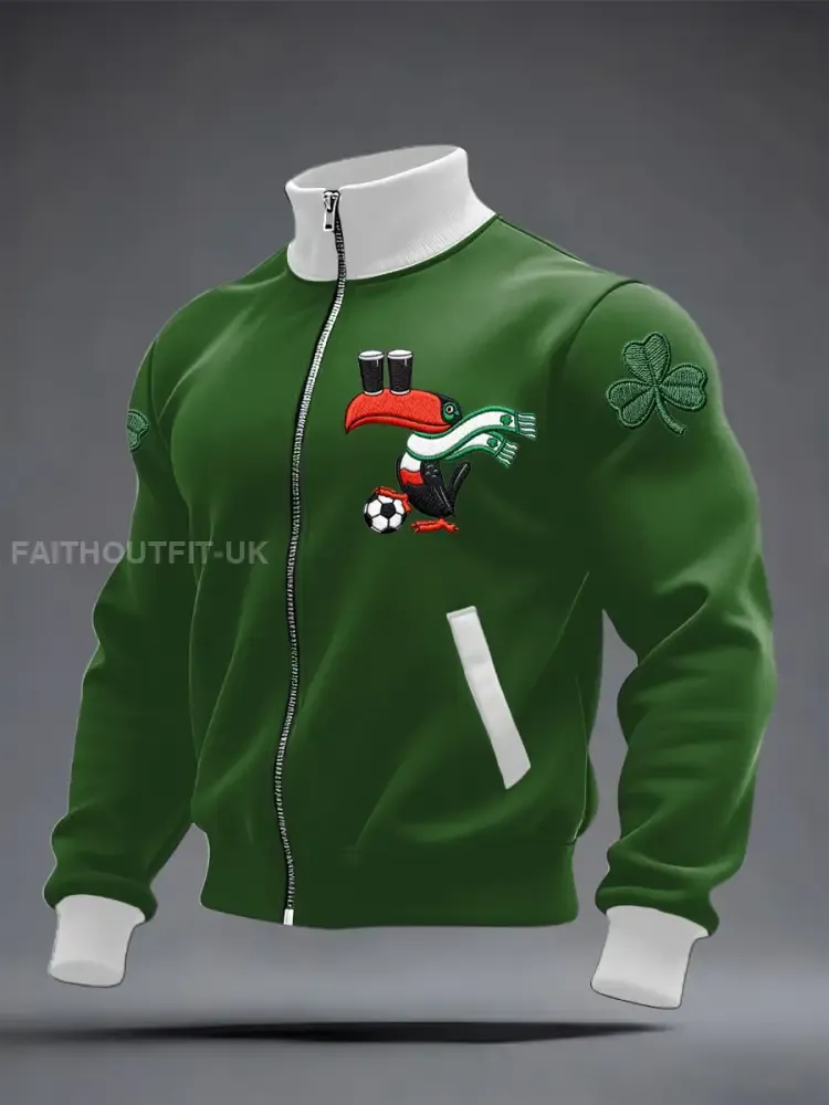 Unisex Ireland Football Lover 2026 Printed Coat