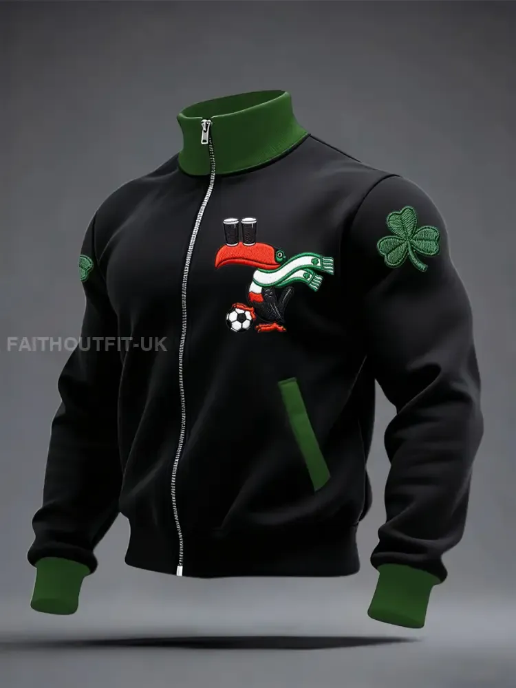 Unisex Ireland Football Lover 2026 Printed Coat