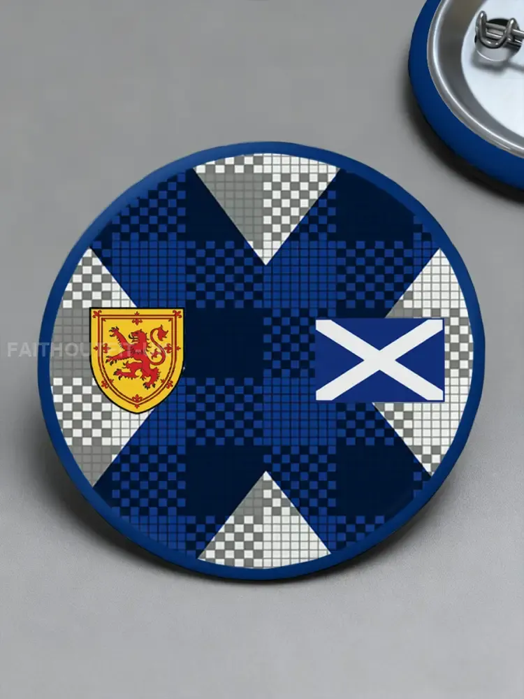 Scotland We’ll Be Coming 2026 Football Lover Printed Pins - Gray · ONE