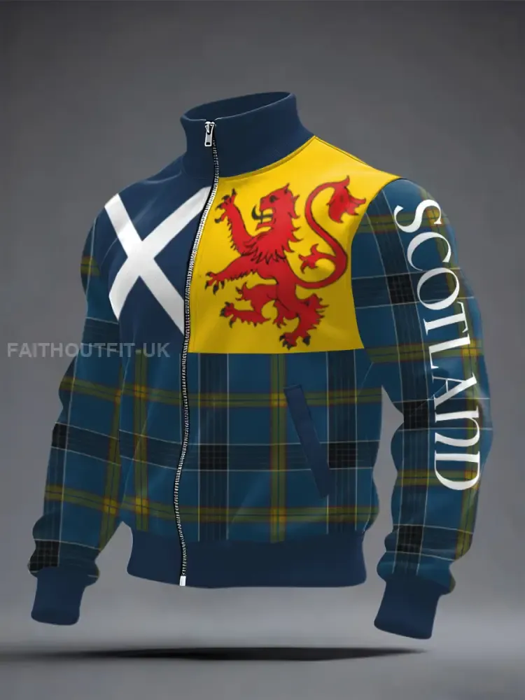 Unisex Scotland We’ll Be Coming 2026 Football Lover Printed Coat