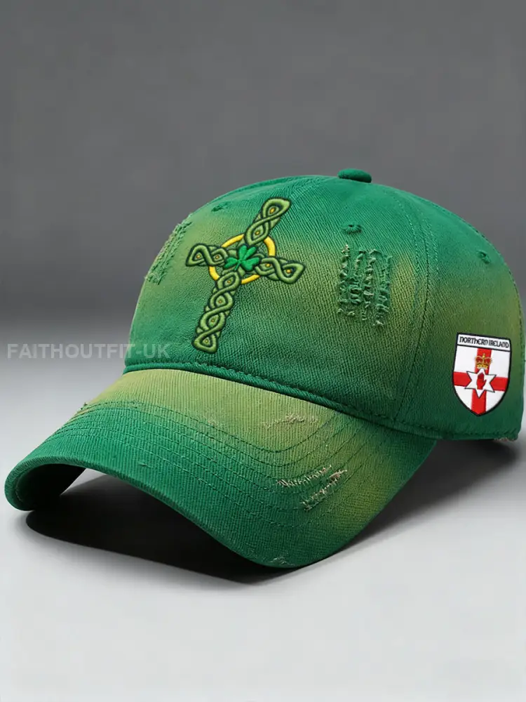 Unisex Northern Ireland Football Lover Printed Hat - Green · ONE