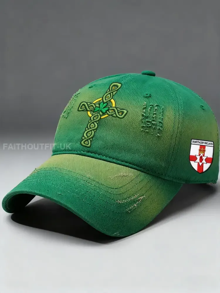 Unisex Northern Ireland Football Lover Printed Hat - Green · ONE