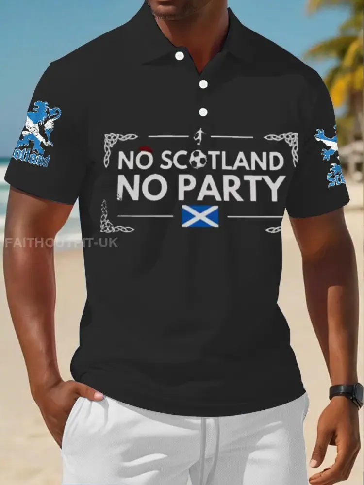 Men’s UK Football Lover Scotland polo shirt