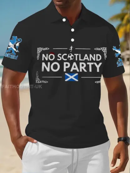 Men’s UK Football Lover Scotland polo shirt