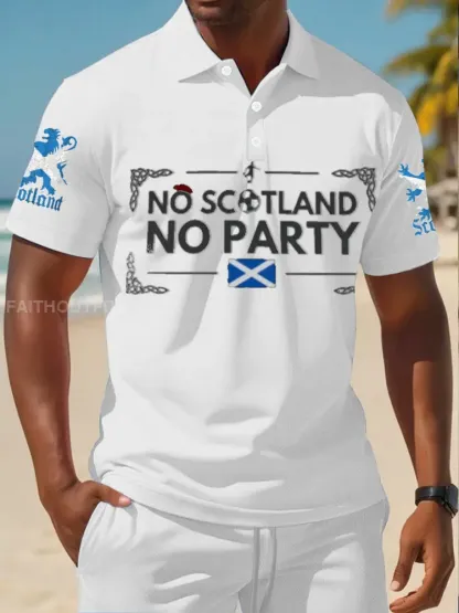 Men’s UK Football Lover Scotland polo shirt