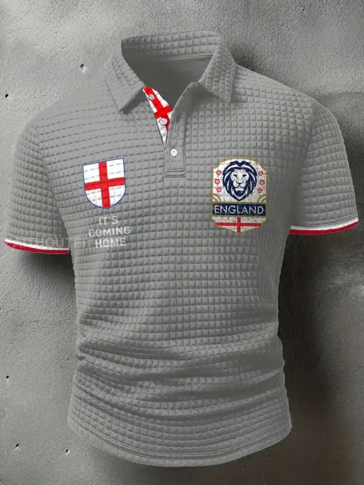 Men’s England Football Lover It’s Coming Home 2026 Printed Casual Tops