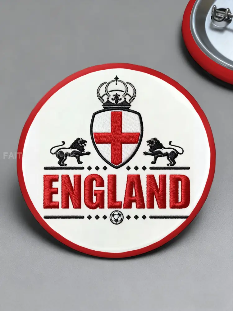 Unisex England Football Lover It’s Coming Home 2026 Printed Pins - White · ONE
