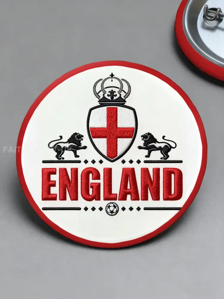 Unisex England Football Lover It’s Coming Home 2026 Printed Pins - White · ONE