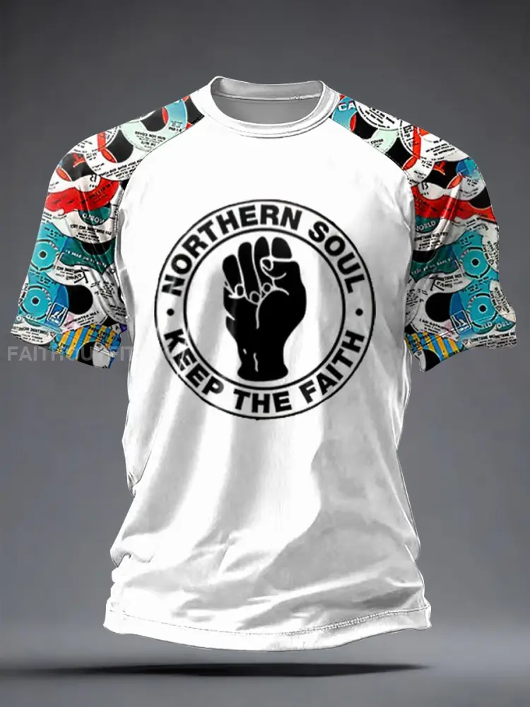 Men’s UK Music Northern Soul Lover short sleeve t-shirt