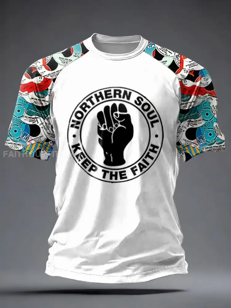 Men’s UK Music Northern Soul Lover short sleeve t-shirt