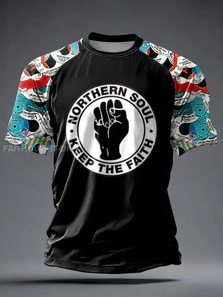 Men’s UK Music Northern Soul Lover short sleeve t-shirt