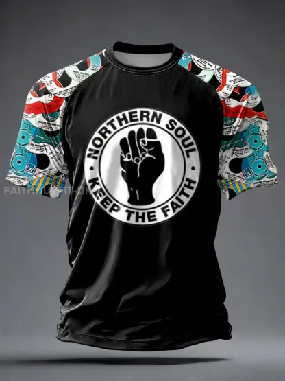 Men’s UK Music Northern Soul Lover short sleeve t-shirt