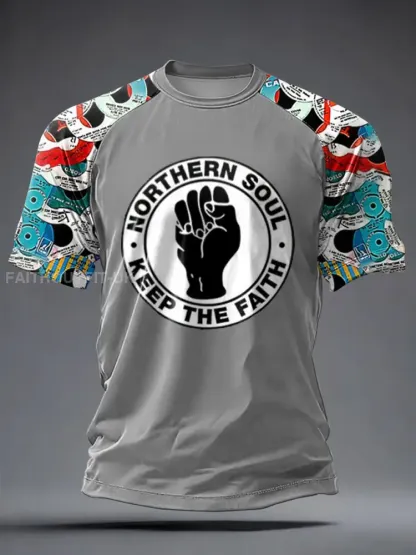 Men’s UK Music Northern Soul Lover short sleeve t-shirt