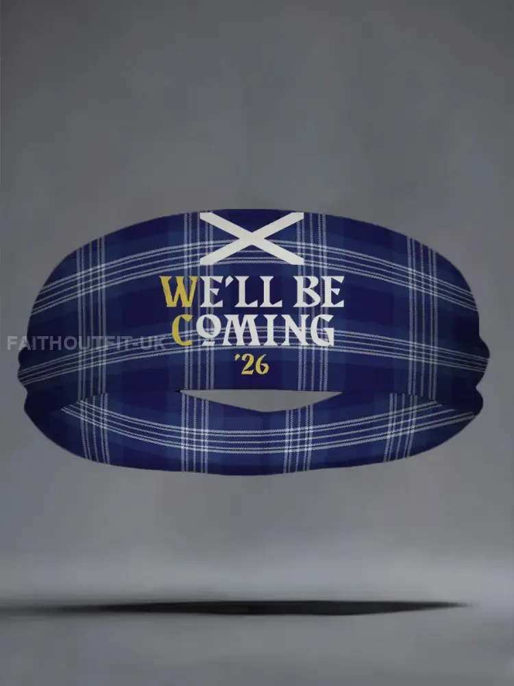 Scotland Football Lover Printed Sports Headband - As picture · ONE