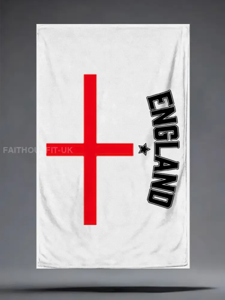 England Football Lover Printed Sports Towel Size: 120*200cm