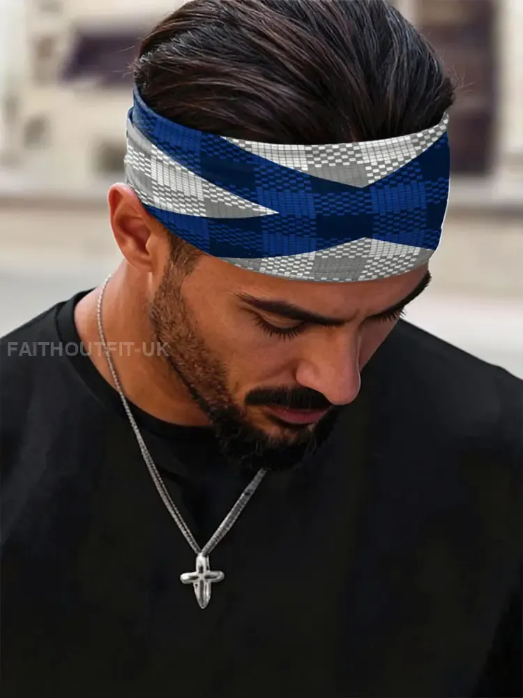 Scotland Football Lover Printed Sports Headband - As picture · ONE