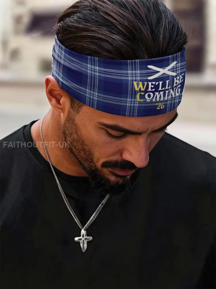 Scotland Football Lover Printed Sports Headband - As picture · ONE