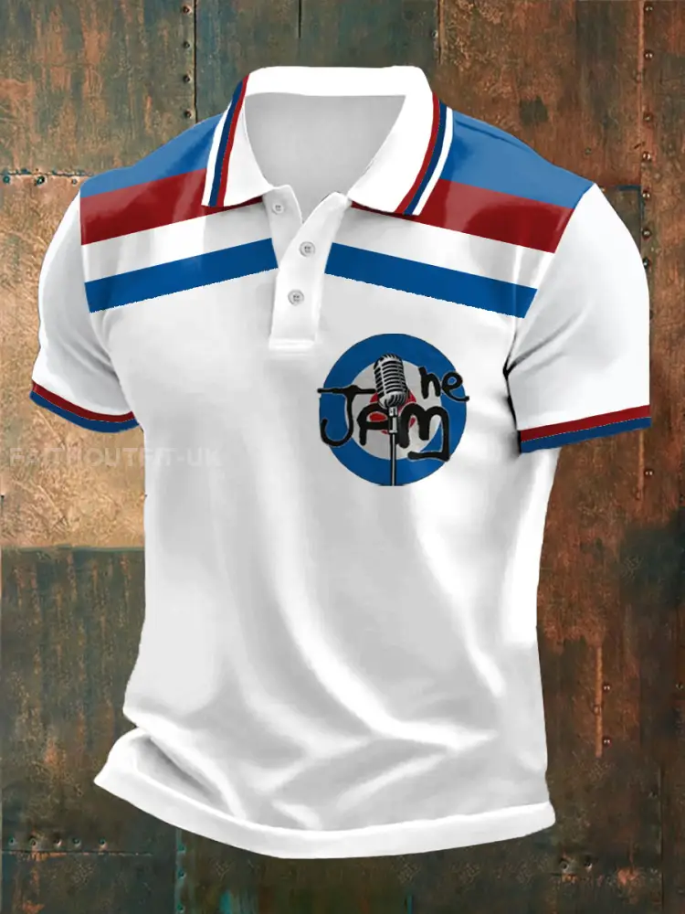 Men’s UK Mods Music Lover polo shirt