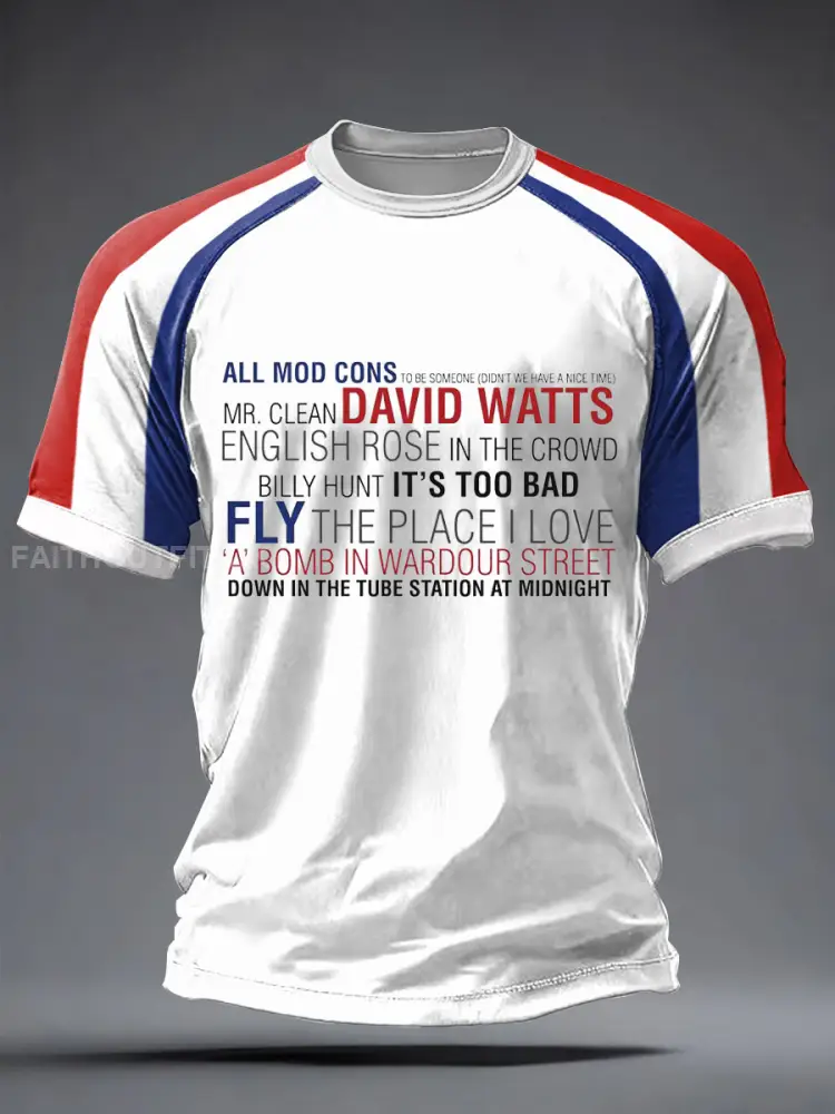 Men’s UK Mods Music Lover short sleeve t-shirt