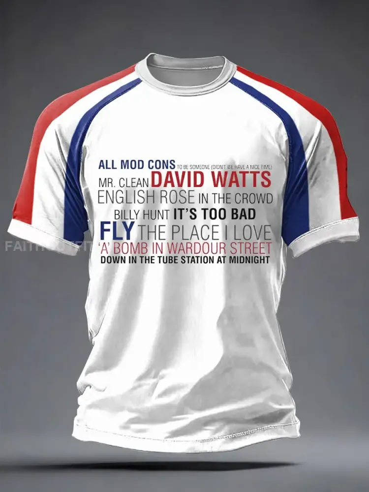 Men’s UK Mods Music Lover short sleeve t-shirt