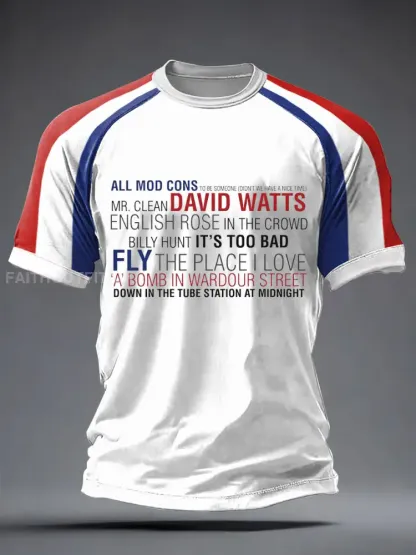 Men’s UK Mods Music Lover short sleeve t-shirt