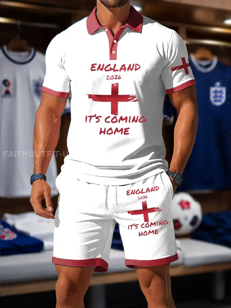 Men’s UK Football Lover England Printed Sets
