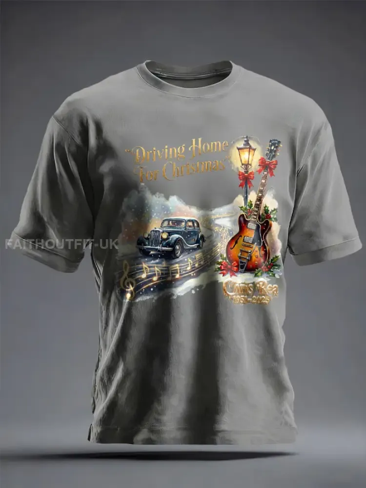 Unisex The Road Man Music Lover Printed T-Shirt