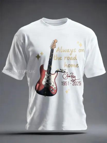 Unisex The Road Man Music Lover Printed T-Shirt