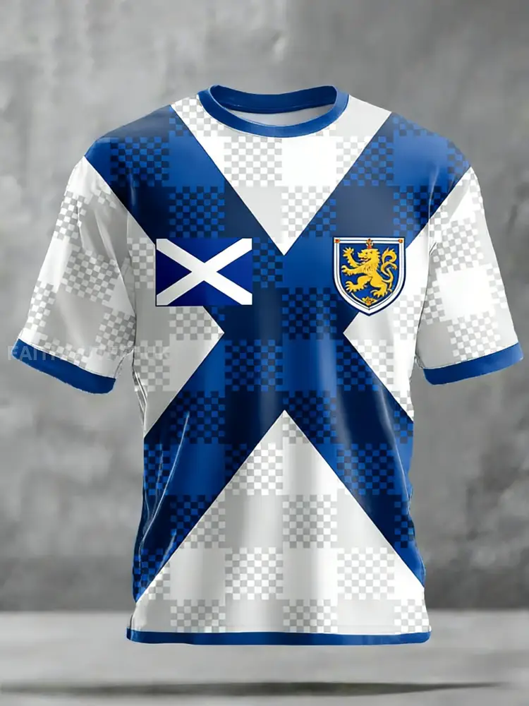 Unisex Scotland We’ll Be Coming 2026 Football Lover Printed T-shirt