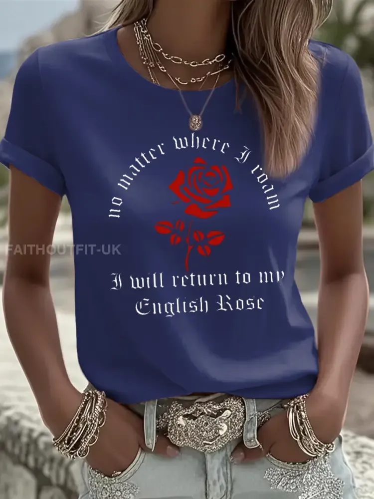 Women’s UK Mods Music Lover Iron On Short Sleeve T-Shirt