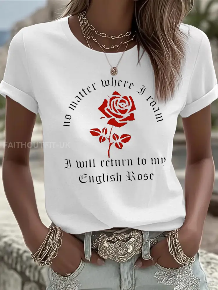 Women’s UK Mods Music Lover Iron On Short Sleeve T-Shirt