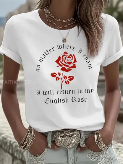Women’s UK Mods Music Lover Iron On Short Sleeve T-Shirt