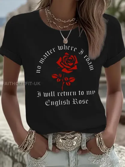Women’s UK Mods Music Lover Iron On Short Sleeve T-Shirt