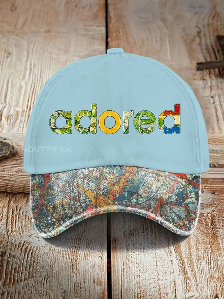Unisex Lemon Roses Music Lover Printed Hat