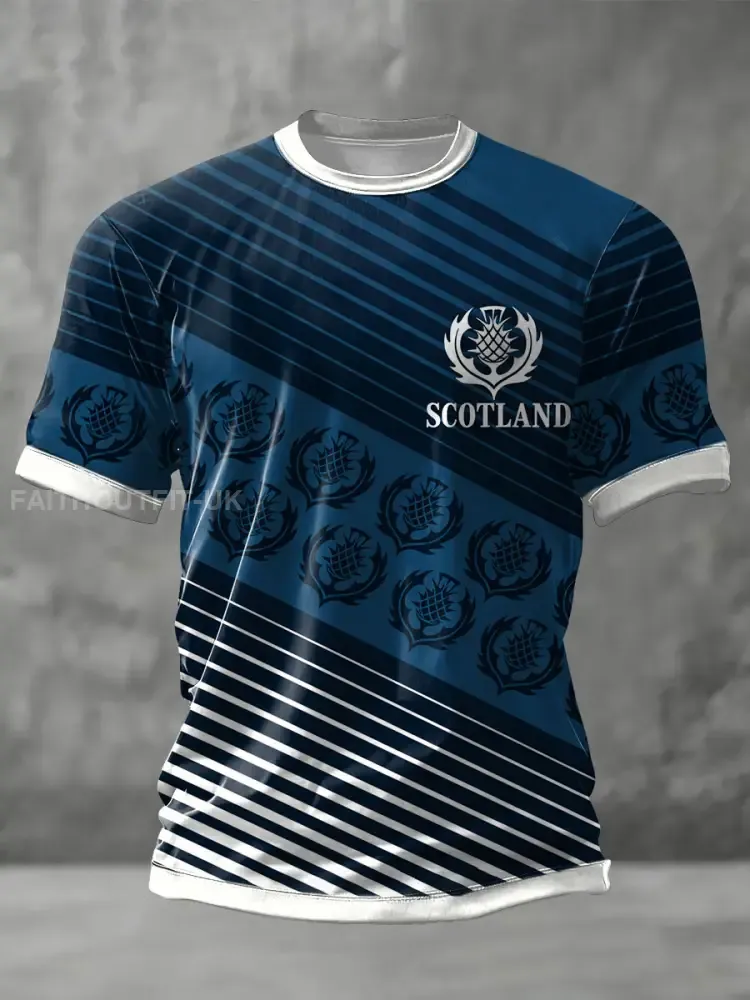 Men’s Scotland Rugby Lover Printed T-shirt