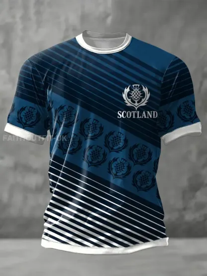 Men’s Scotland Rugby Lover Printed T-shirt