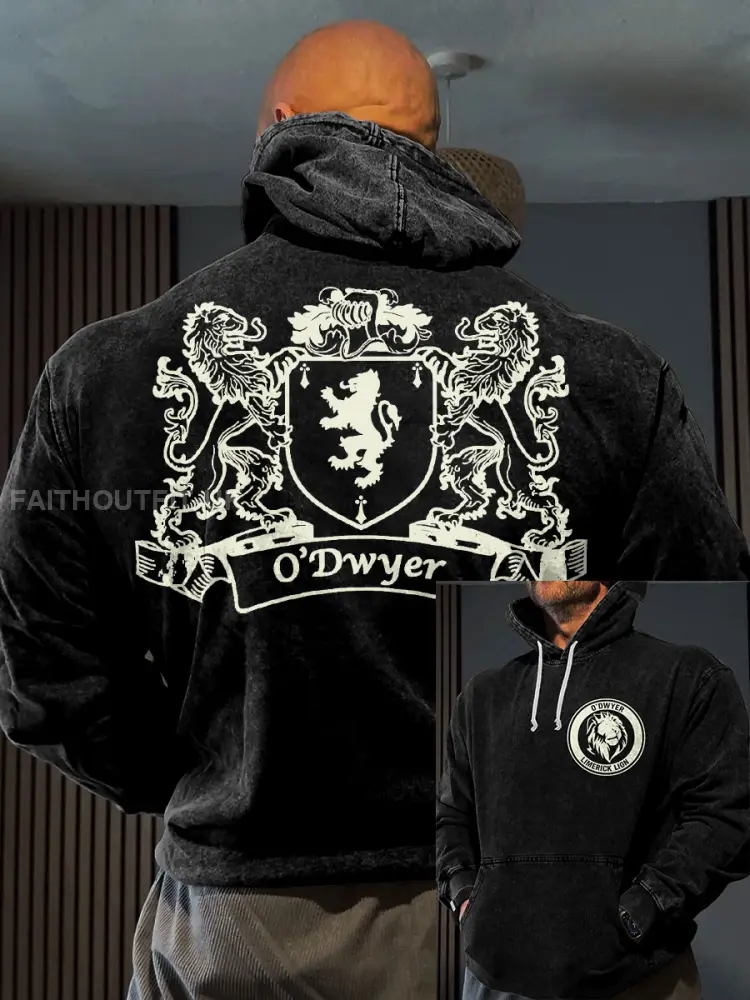 Men’s Limerick Lion Ireland’s Strongest Man DBAC Printed Hoodie