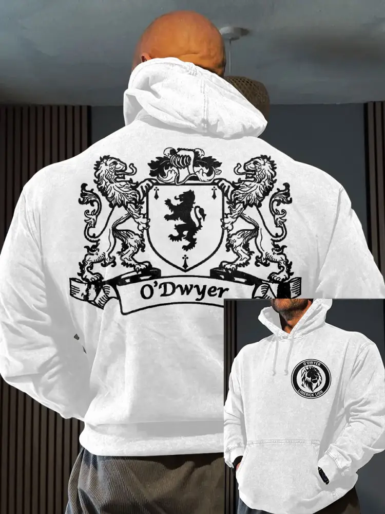 Men’s Limerick Lion Ireland’s Strongest Man DBAC Printed Hoodie