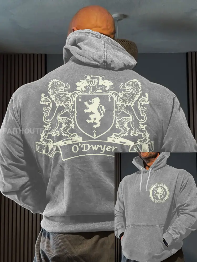 Men’s Limerick Lion Ireland’s Strongest Man DBAC Printed Hoodie