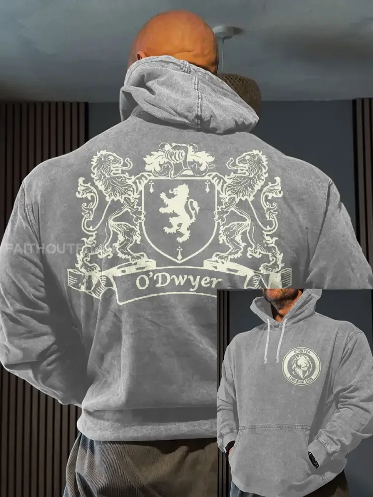 Men’s Limerick Lion Ireland’s Strongest Man DBAC Printed Hoodie