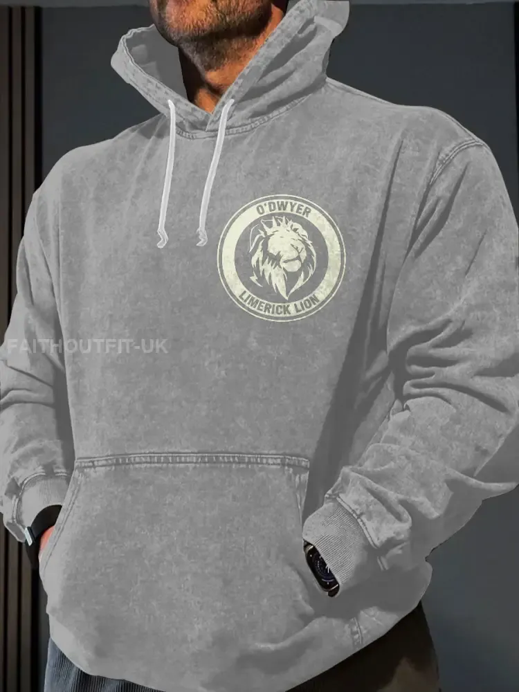 Men’s Limerick Lion Ireland’s Strongest Man DBAC Printed Hoodie