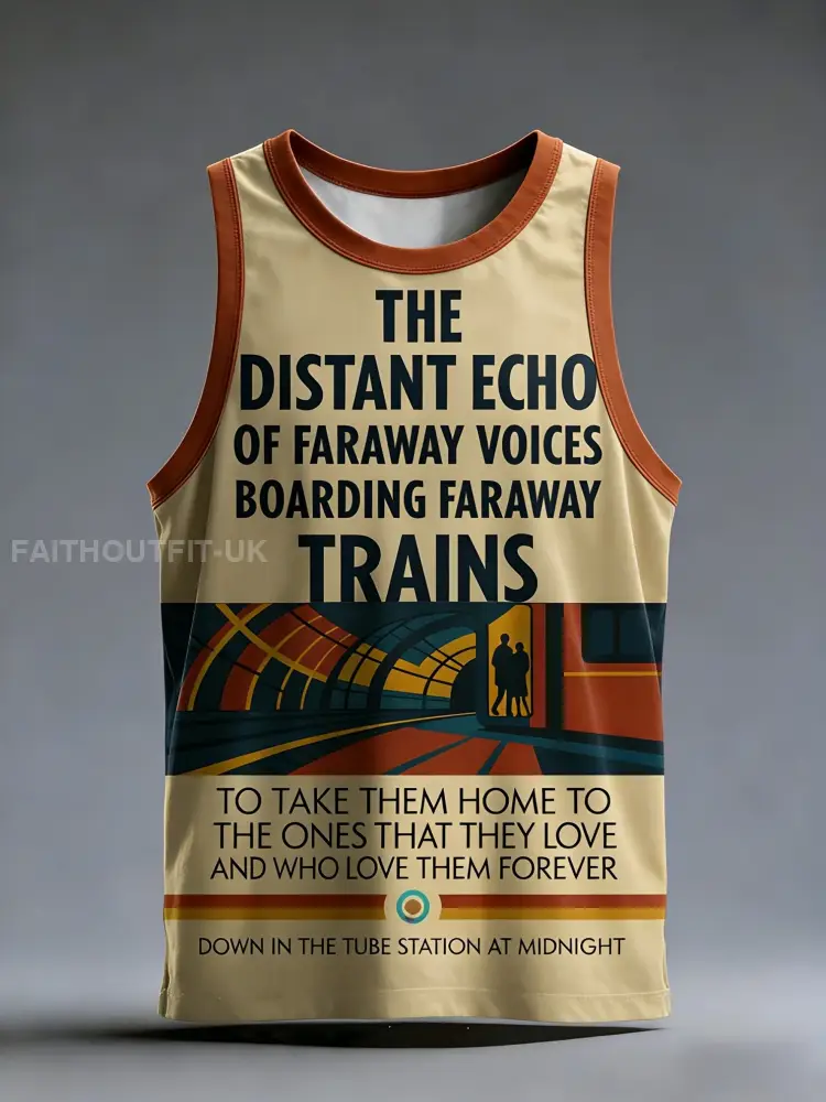 Unisex Retro Punk Band The Jam Art Casual Comfortable Vest