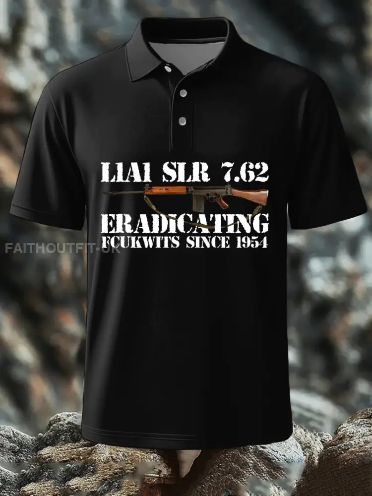 Men’s SLR Gun L1AL 7.62 Printed polo shirt
