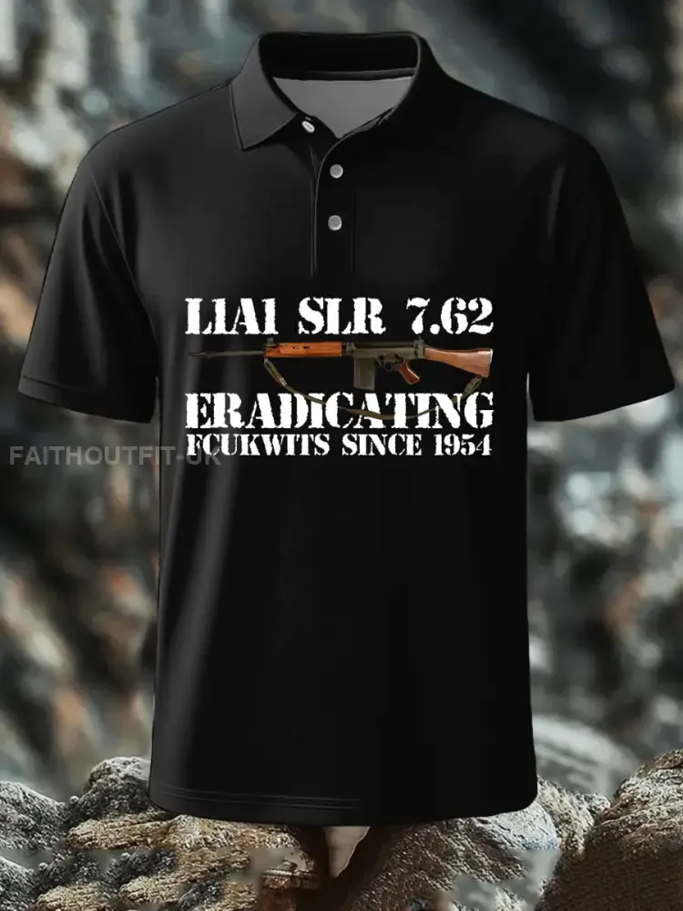 Men’s SLR Gun L1AL 7.62 Printed polo shirt
