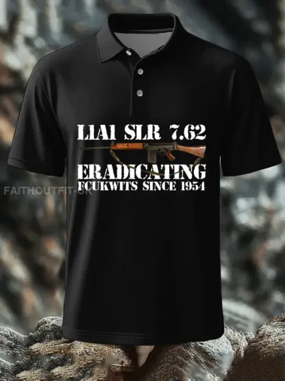 Men’s SLR Gun L1AL 7.62 Printed polo shirt