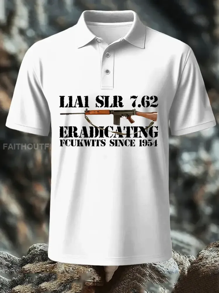 Men’s SLR Gun L1AL 7.62 Printed polo shirt