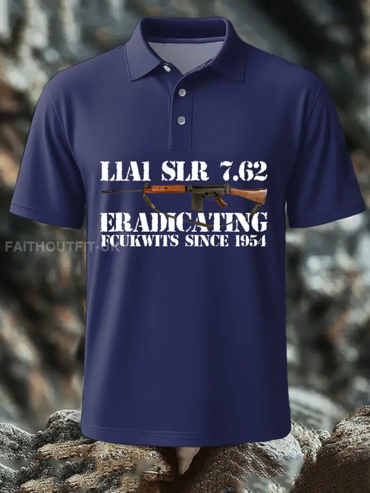 Men’s SLR Gun L1AL 7.62 Printed polo shirt