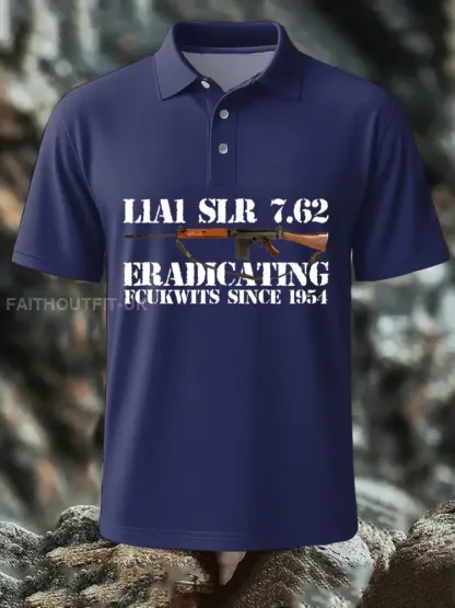 Men’s SLR Gun L1AL 7.62 Printed polo shirt